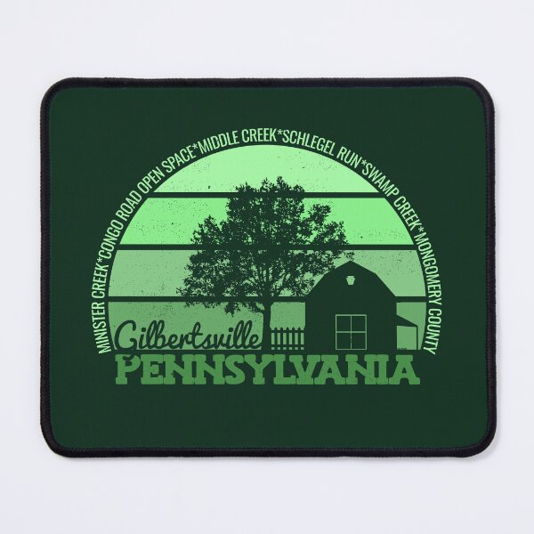 Item preview, Gilbertsville Pennsylvania Sunset Retro Vintage Local Pride Logo designed and sold by CRHPOD20.