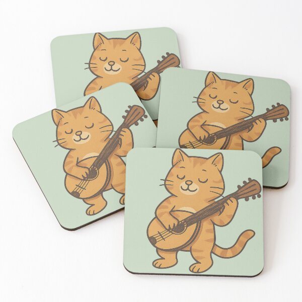 Item preview, Ginger Cat Playing the Mandolin designed and sold by Brontox.