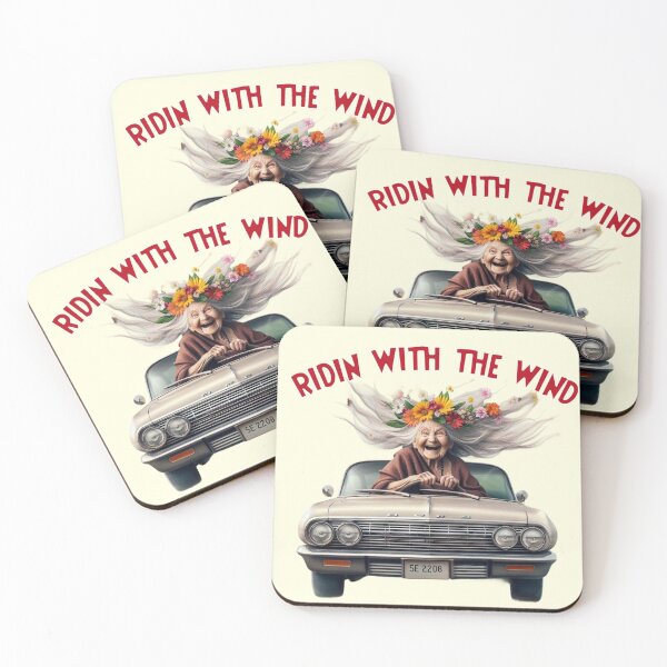 Item preview, Flower Grandma Ridin with the Wind in her 64  designed and sold by binspired2shop.
