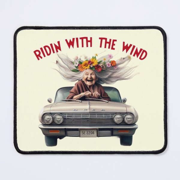 Item preview, Flower Grandma Ridin with the Wind in her 64  designed and sold by binspired2shop.