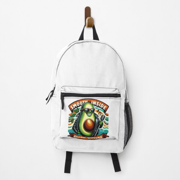 Item preview, Cool Avocado Art – Smooth Inside Sharp Outside Retro Design designed and sold by JenniferCreaArte .
