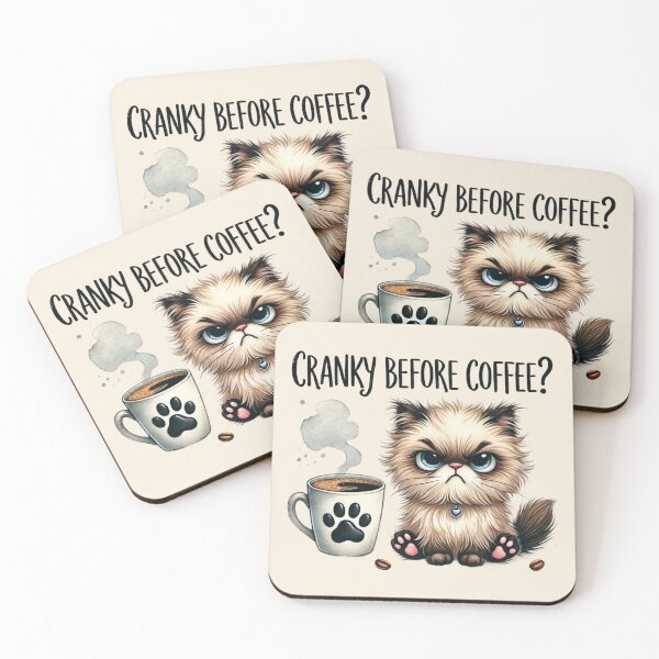 Item preview, Cranky Before Coffee? Grumpy Cat designed and sold by binspired2shop.