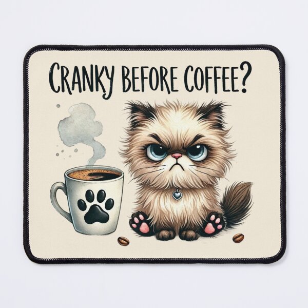 Item preview, Cranky Before Coffee? Grumpy Cat designed and sold by binspired2shop.