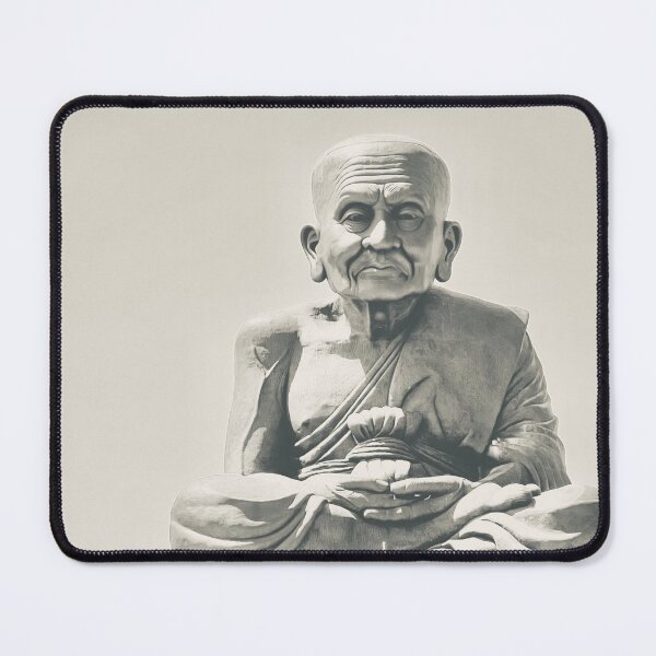 Item preview, Serene Buddha Statue in Meditative Pose Photograph designed and sold by KCMagrath.