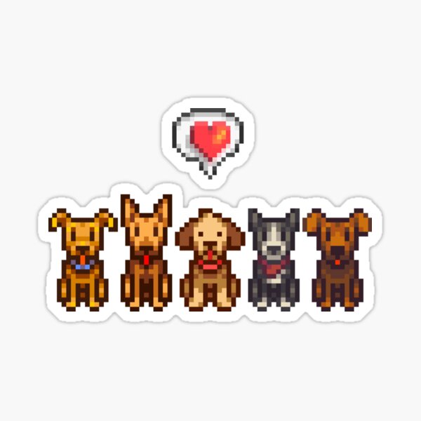 Aperçu de l'œuvre Chien(s) : Stardew Valley créée et vendue par shoyy.