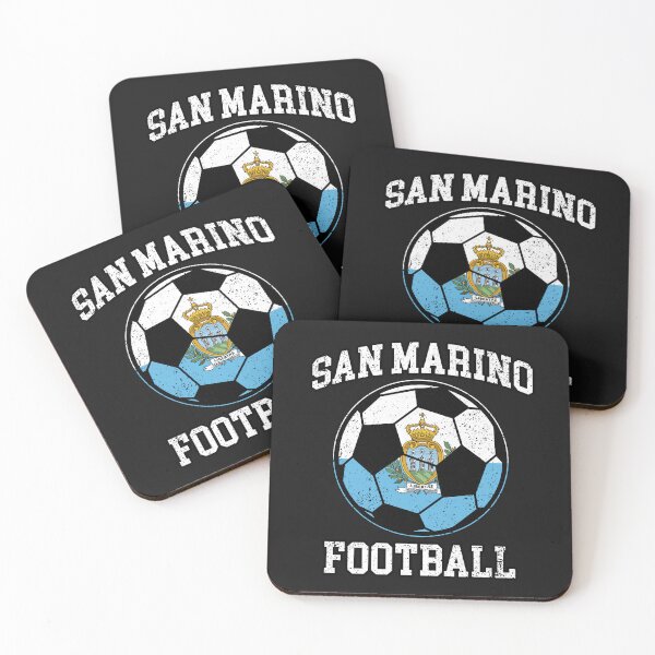 Item preview, SOCCER BALL - SAN MARINO | Soccer Fans and Teams for Men and Women t-shirt designed and sold by wallsandpatts.