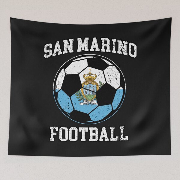 Item preview, SOCCER BALL - SAN MARINO | Soccer Fans and Teams for Men and Women t-shirt designed and sold by wallsandpatts.