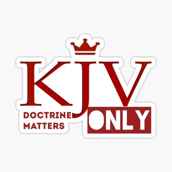 Item preview, KJV Only - Doctrine Matters designed and sold by binspired2shop.