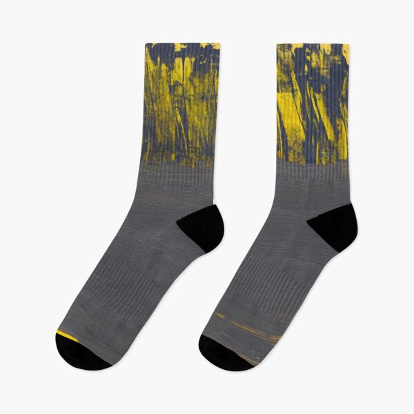 Item preview, Yellow Grey Modern Abstract Contemporary Bold Bright Painting Original Texture Art Artwork  designed and sold by pngrktes-art.