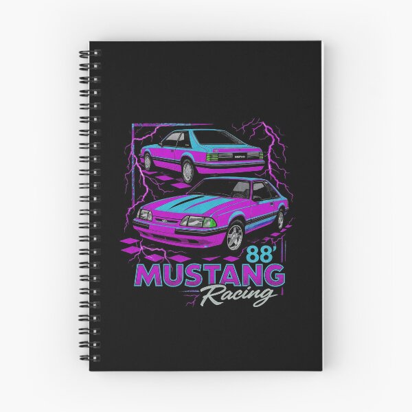 Item preview, 1988 Mustang Foxbody Retro Racing Neon Vibes designed and sold by TheArtOfCar.