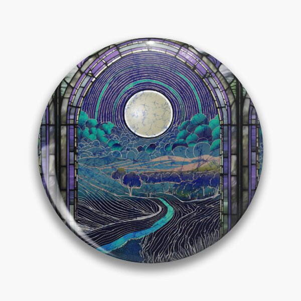 Item preview, Batik Forest Full Moon Cathedral designed and sold by AuroraXGreen.