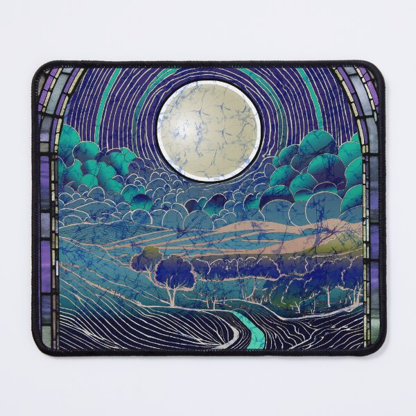 Item preview, Batik Forest Full Moon Cathedral designed and sold by AuroraXGreen.