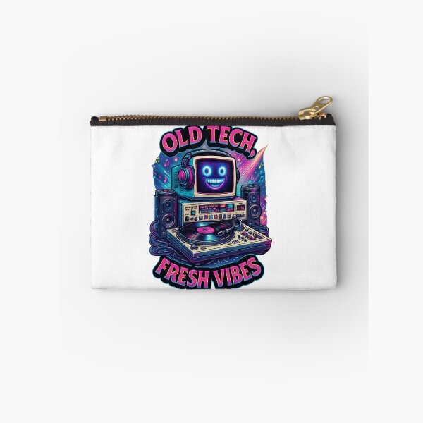 Item preview, Retro Computer DJ – Old Tech Fresh Vibes Neon Music Art designed and sold by JenniferCreaArte .