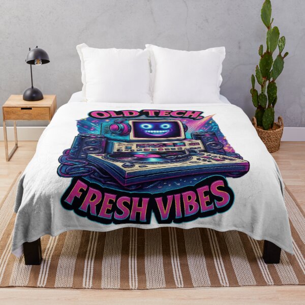 Item preview, Retro Computer DJ – Old Tech Fresh Vibes Neon Music Art designed and sold by JenniferCreaArte .