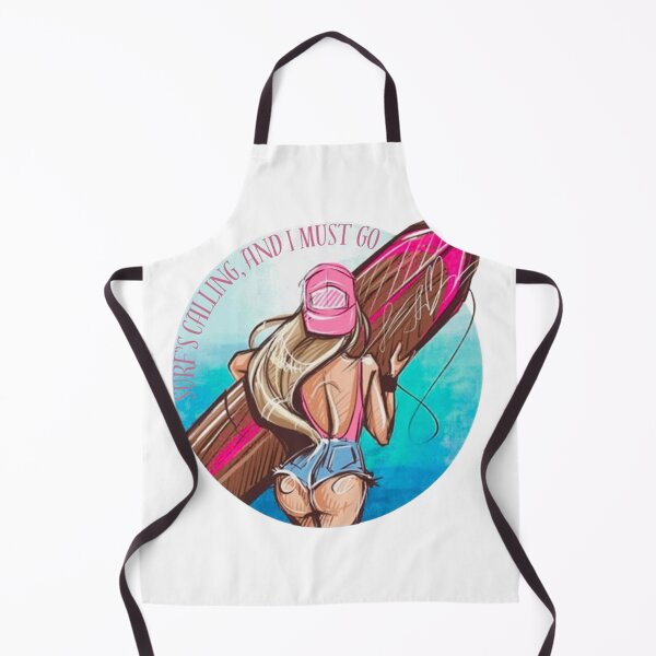 Item preview, Surf’s Calling and I Must Go - Funny Surfing Quotes designed and sold by Vicky021.