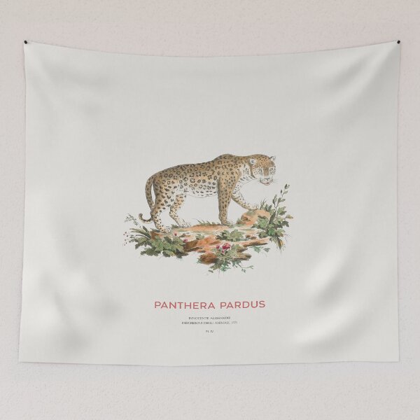 Item preview, The leopard or Panthera pardus designed and sold by Vintagrafica.