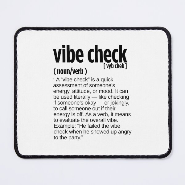 Item preview, Vibe Check Definition. designed and sold by JustiesDesigns.