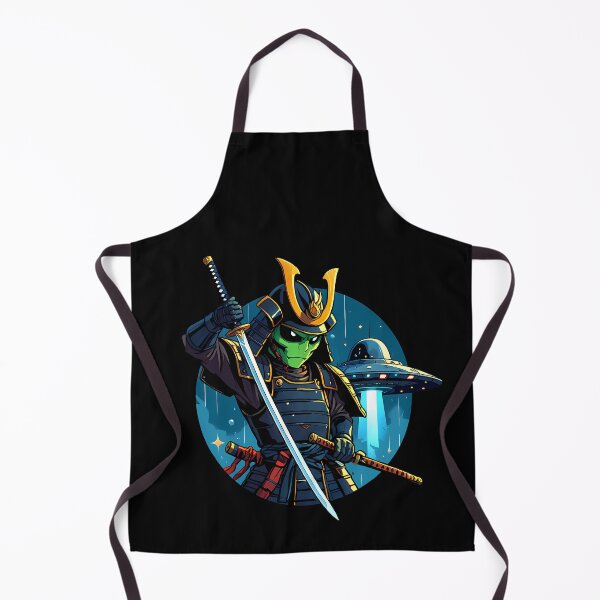 Item preview, Alien Samurai UFO Japanese Vintage designed and sold by Funny Vintage Stickers And T-Shirts.