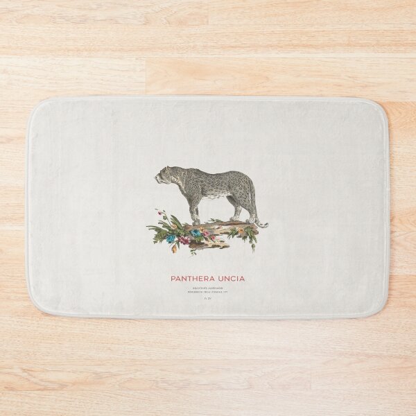 Item preview, The snow leopard or Panthera uncia designed and sold by Vintagrafica.