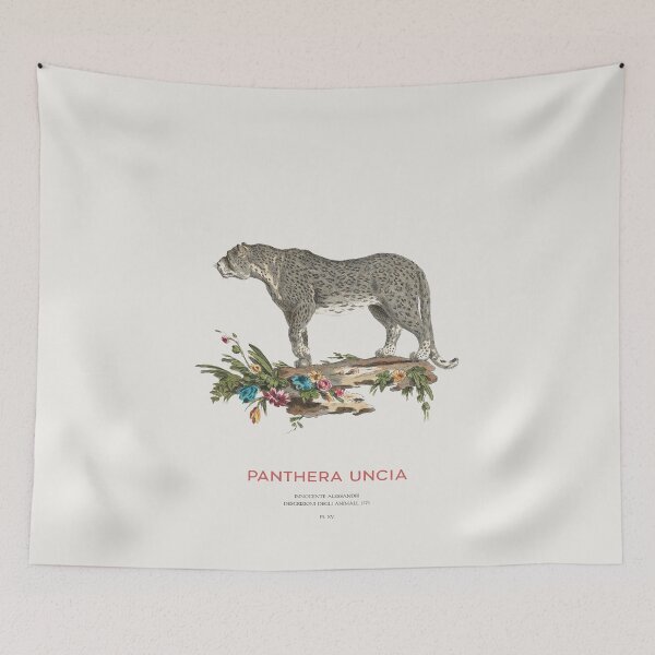 Item preview, The snow leopard or Panthera uncia designed and sold by Vintagrafica.
