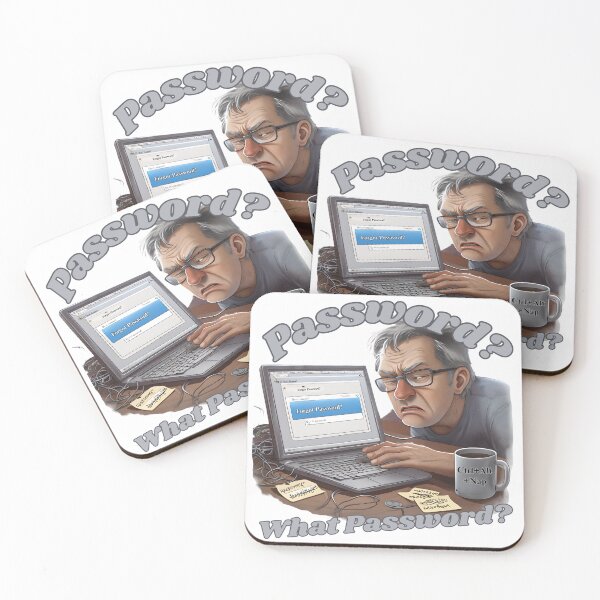 Item preview, What Password? – Funny Tech Meltdown Graphic for Gen X/Y designed and sold by CottonandQuill.