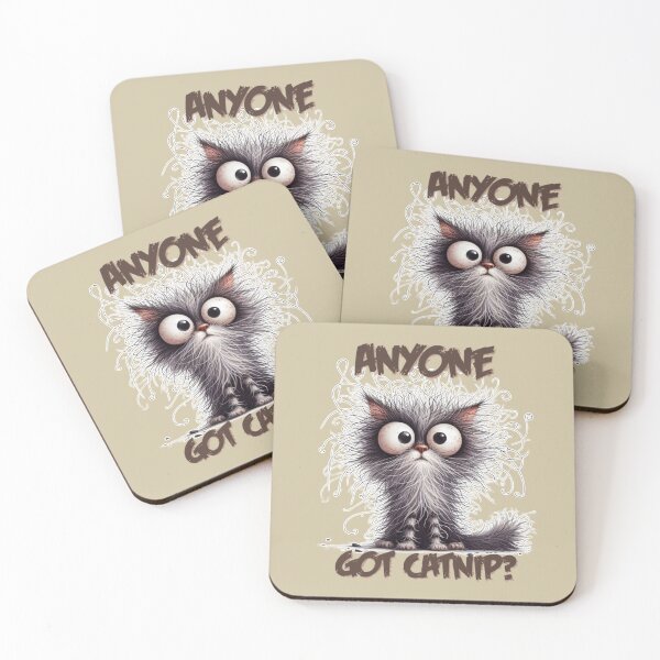 Item preview, Anyone Got Catnip? Crazy Cat designed and sold by binspired2shop.
