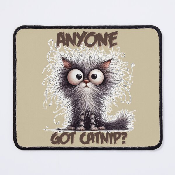 Item preview, Anyone Got Catnip? Crazy Cat designed and sold by binspired2shop.