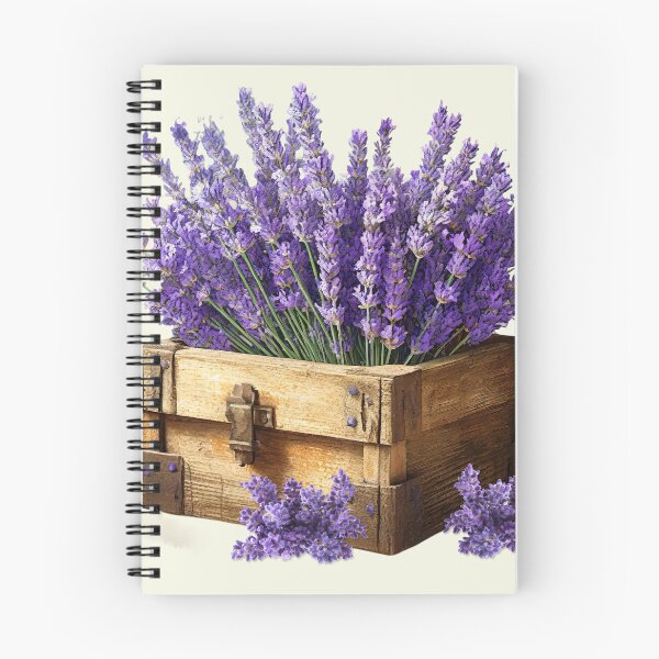 Item preview, Country Lavender in a Wooden Box designed and sold by binspired2shop.