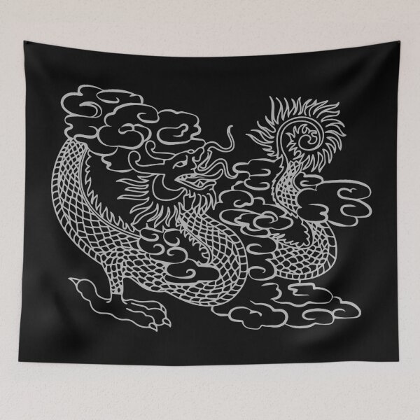 Item preview, The Dragon from the Vietnamese Heraldic Emblem designed and sold by blackink-design.