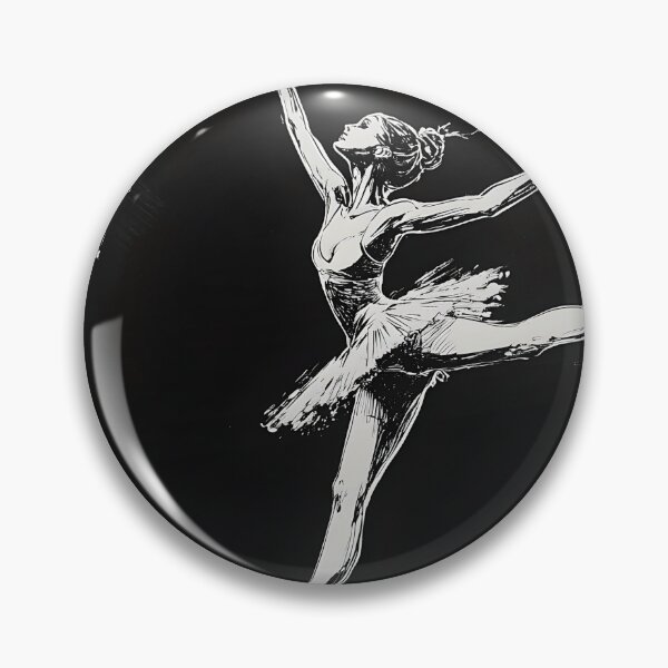 Item preview, Black and white ballerina sketch designed and sold by dcrc.