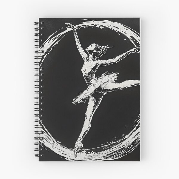 Item preview, Black and white ballerina sketch designed and sold by dcrc.