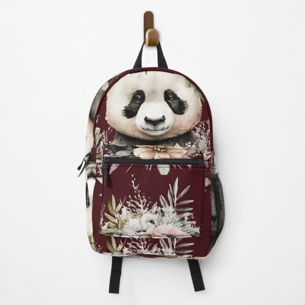 Item preview, Baby Panda Bear with Flowers designed and sold by binspired2shop.
