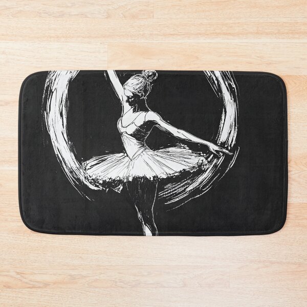 Item preview, Black and white ballerina sketch designed and sold by dcrc.