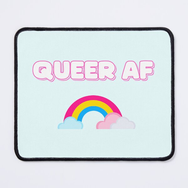 Artikelvorschau, Queer AF entworfen und verkauft von Bad Wolf Works.