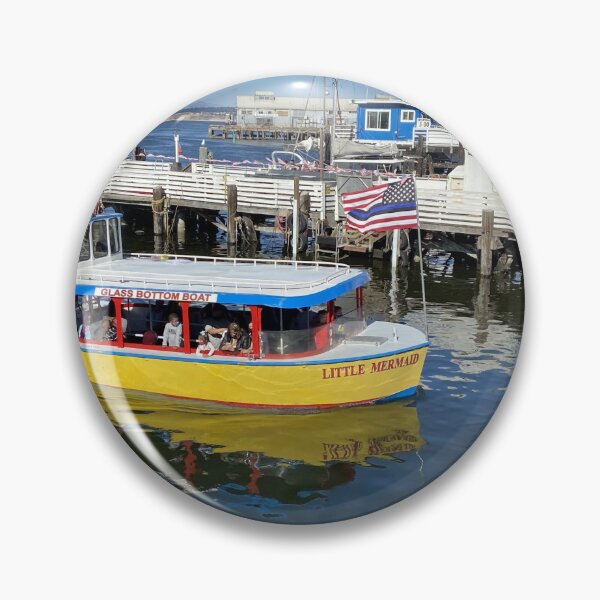 Item preview, Glass Bottom Boat-Monterey Fishermans Wharf designed and sold by binspired2shop.