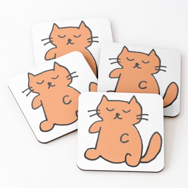 Item preview, Cute Orange Cartoon Cat Sticker designed and sold by ha11e11.