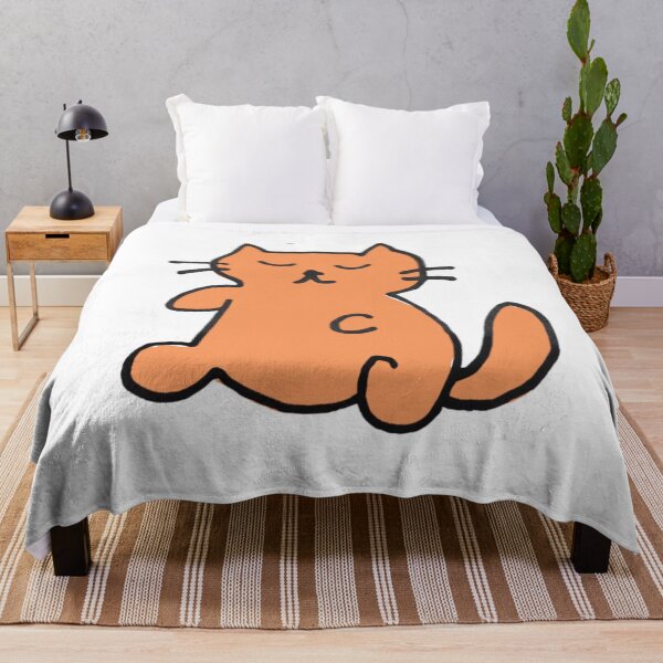 Item preview, Cute Orange Cartoon Cat Sticker designed and sold by ha11e11.