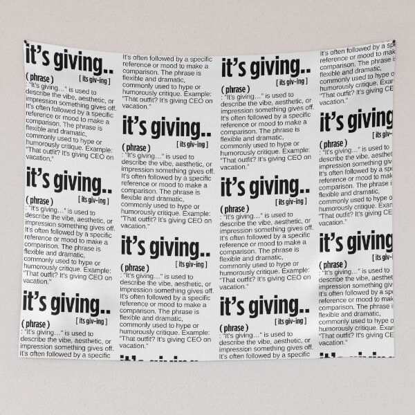 Item preview, It’s Giving Definition. designed and sold by JustiesDesigns.