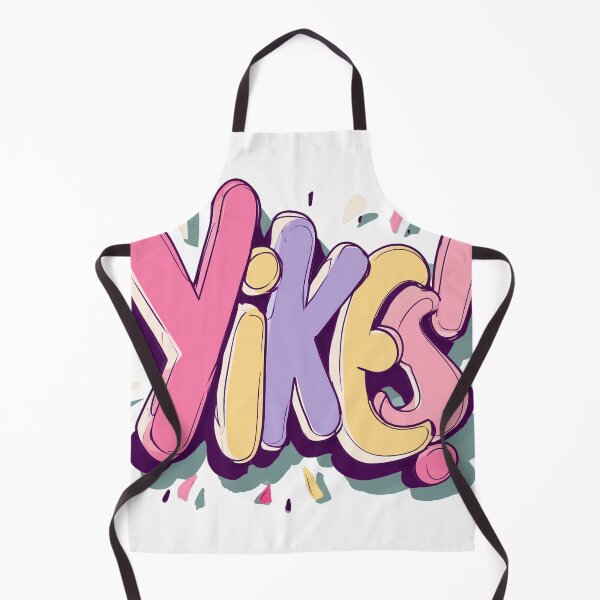 Item preview, Yikes! Bold Pastel Text Design – Funny Pop Bubble Letter Artwork designed and sold by chi3-jp.