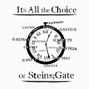 The Choice Of Steins Gate T Shirt By Supanova23 Redbubble