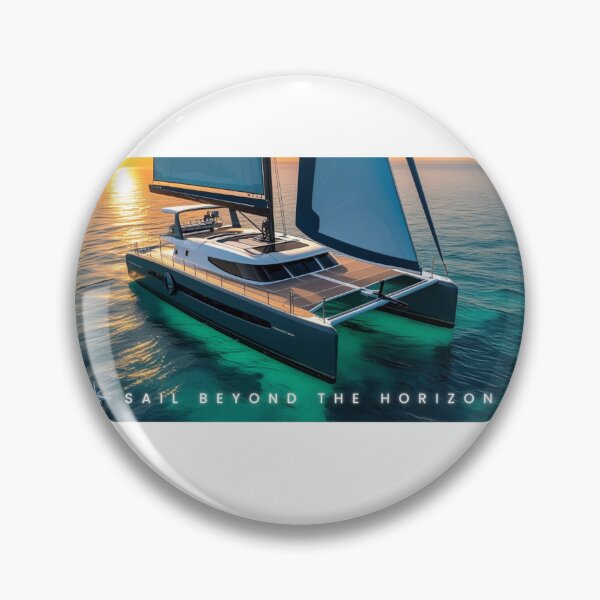 Item preview, Catamaran - Sail Beyond the Horizon T-Shirt designed and sold by Anroda Designs.