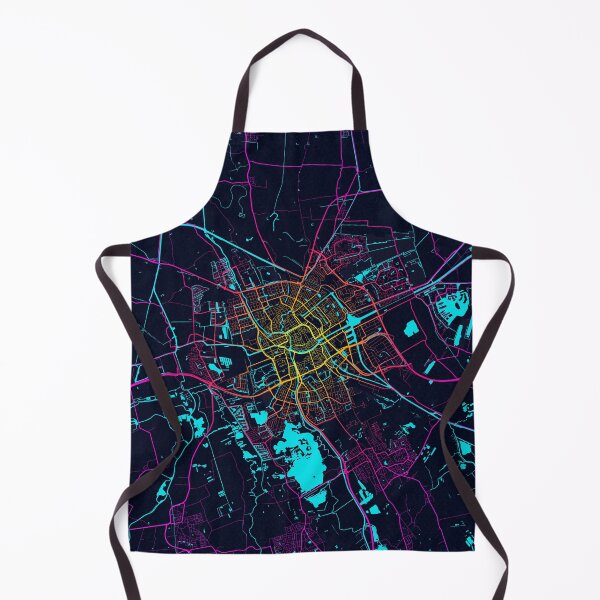 Item preview, Groningen City Map of the Netherlands - Neon designed and sold by deMAP.