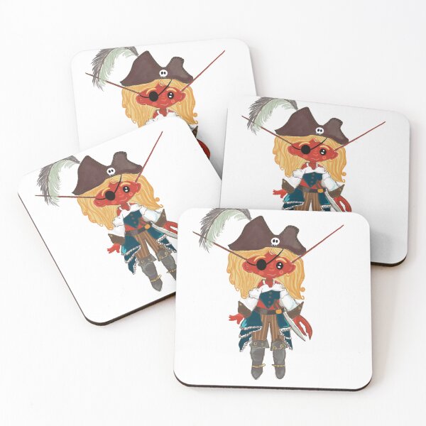 Item preview, Lobster Girl Pirate designed and sold by Wild-N-Whimsy.