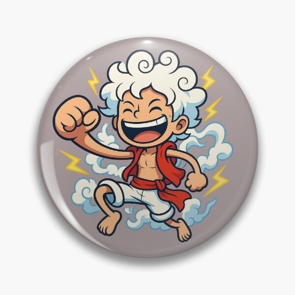 Item preview, luffy gear 5 Chibi designed and sold by NutSkyArt.