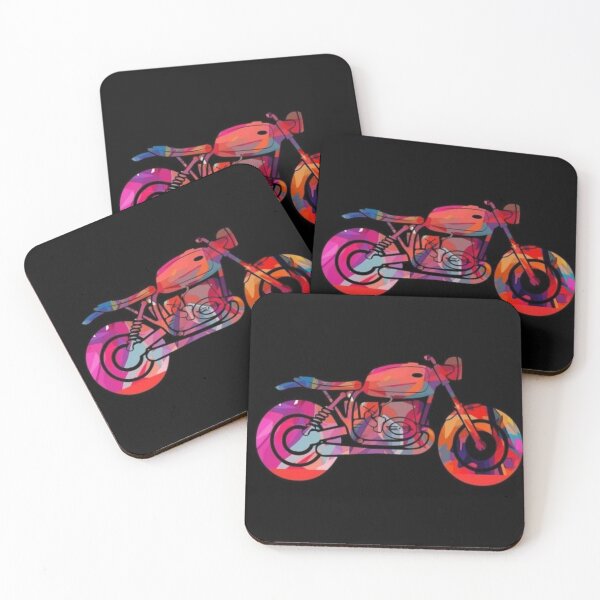Item preview, handmade colorful drawing of custom bike art designed and sold by NivyasArtistry.