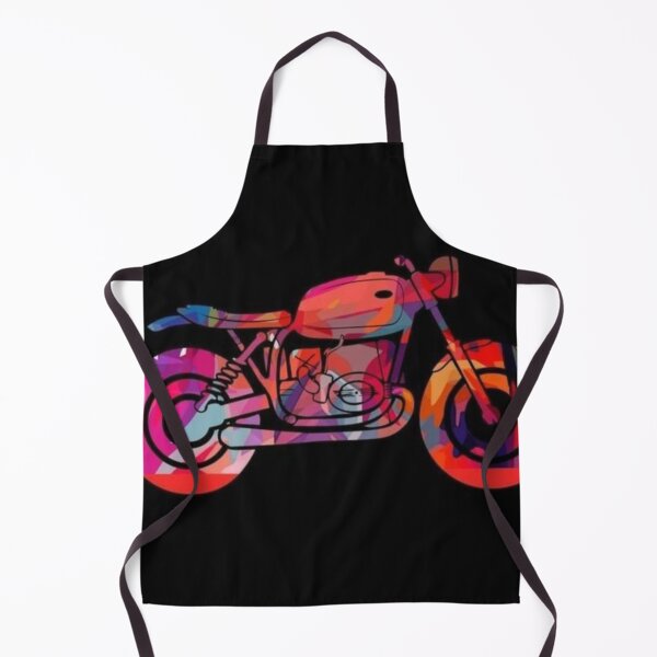 Item preview, handmade colorful drawing of custom bike art designed and sold by NivyasArtistry.