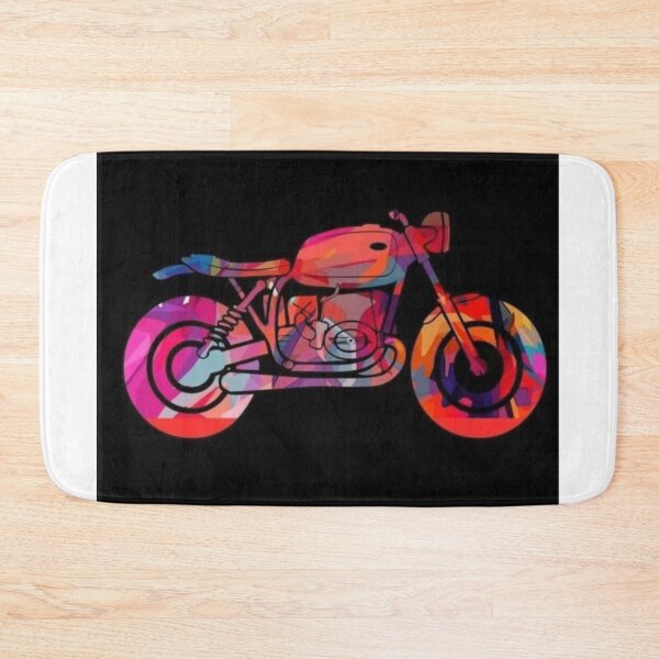 Item preview, handmade colorful drawing of custom bike art designed and sold by NivyasArtistry.