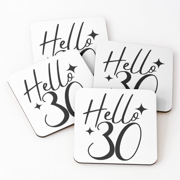 Item preview, Hello 30 | 30th Birthday Celebration | Vintage 1995 Anniversary Design designed and sold by highflycrafts.