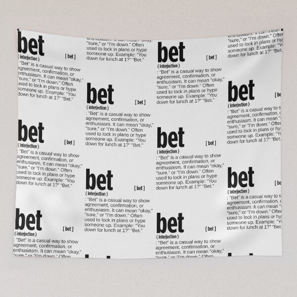Aperçu de l'œuvre Définition de Bet GenZ. créée et vendue par JustiesDesigns.