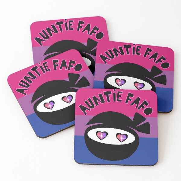 Item preview, Auntie FAFO Bi Pride Ninja Design designed and sold by dickensign.